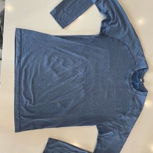 Lululemon Mens Vent Tech Long Sleeve in Blue